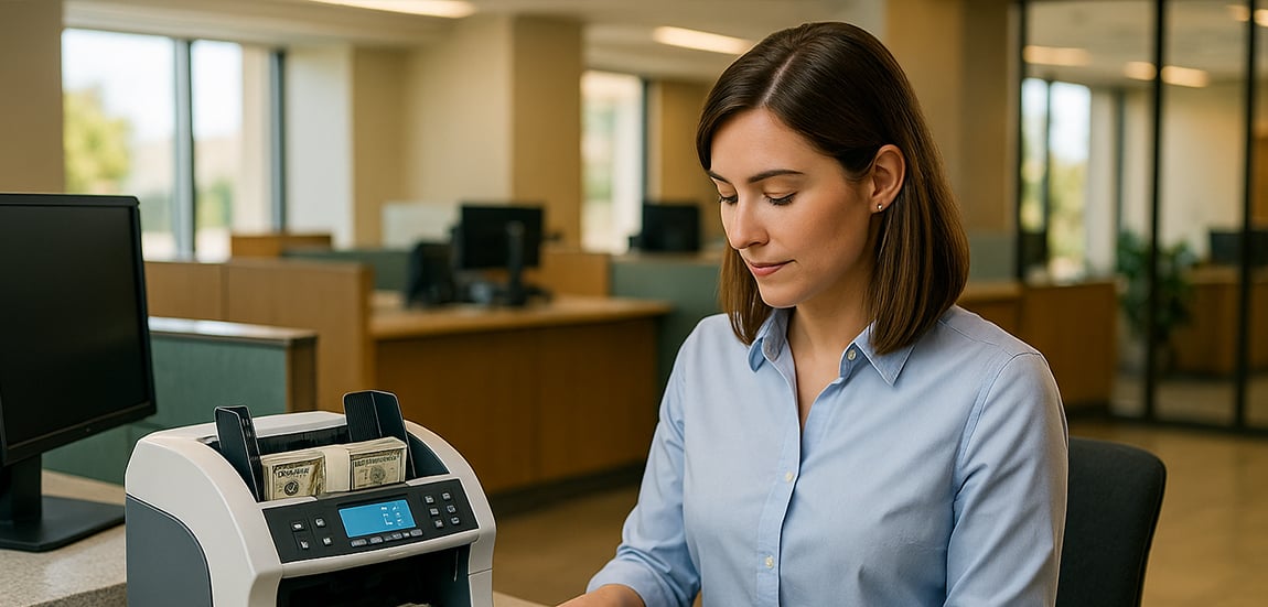 Ways that a cash discriminator can improve teller operations